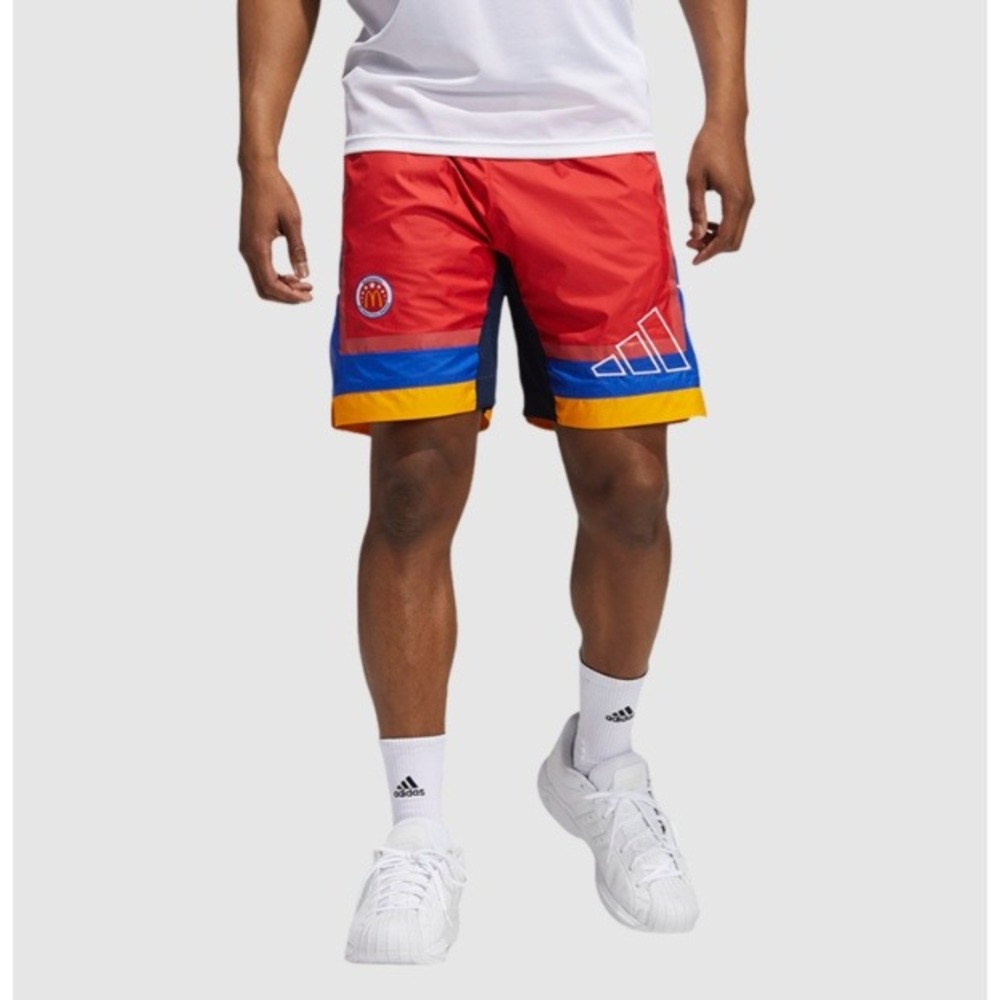 Adidas Men's Red Eric Emanuel McDonalds Games Basketball Shorts NWT Size L